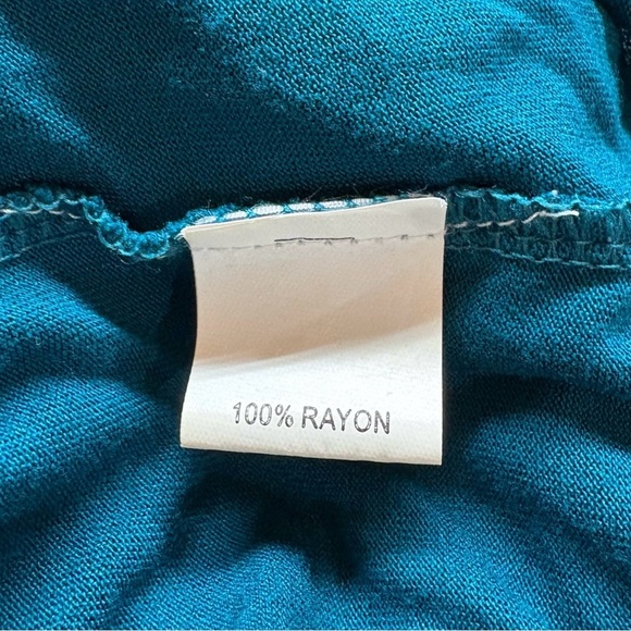 NWOT, New York & Company, Teal Glittering Top, Small - Picture 8 of 9